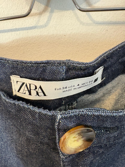 ZARA. Denim ligero pinzas
