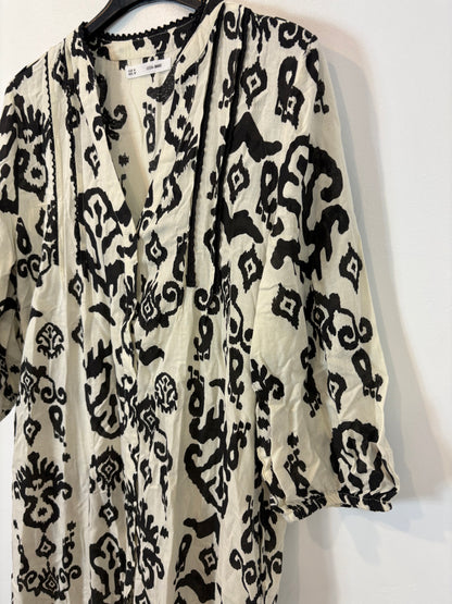 SFERA. Vestido largo/kimono con lino. T M