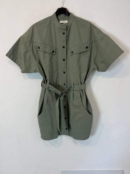 ISABEL MARANT ETOILE. Vestido corto abotonado. T 36
