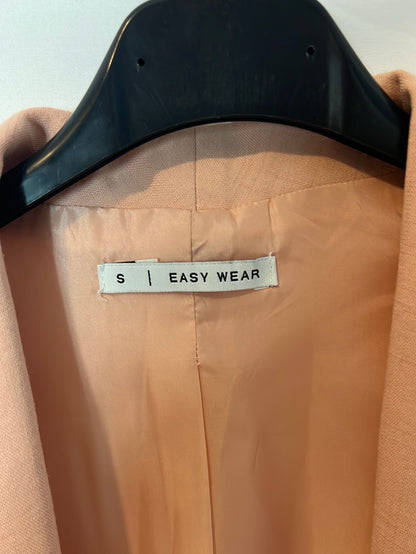 EASY WEAR. Blazer rosa claro  fluida. T S