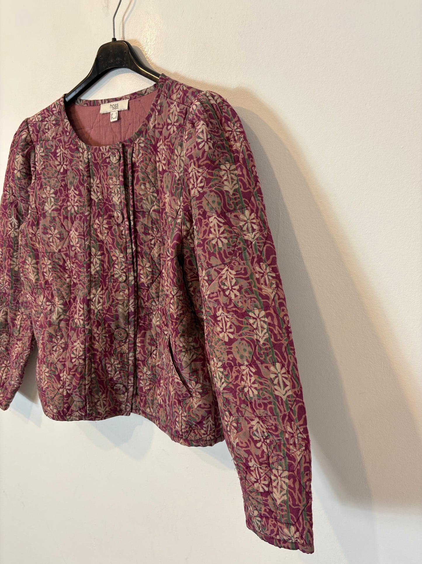 INTROPIA. Printed quilted jacket. Size XS