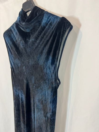 CORTANA. Long velvet dress size 38