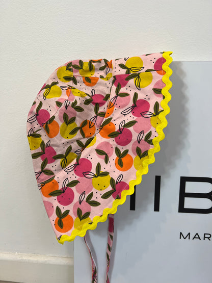 MUAMUA MAISON. Bucket rosa frutas