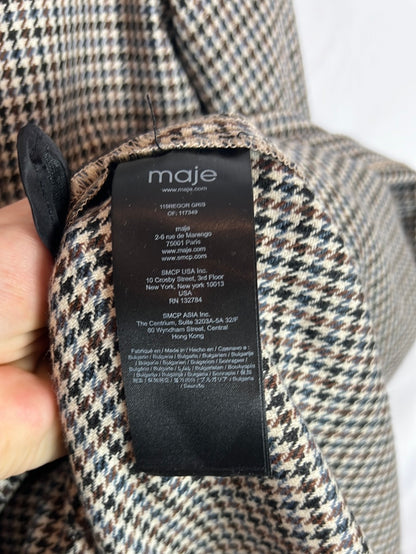 MAJE. Houndstooth dress. Size 38