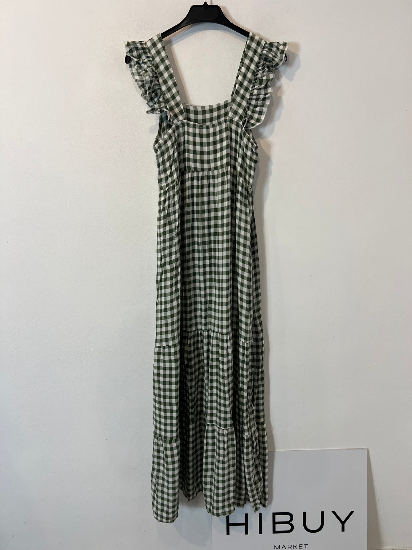 Vestido largo cuadros