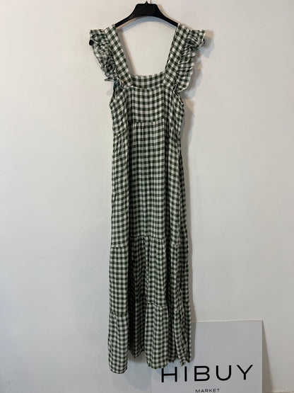 Vestido largo cuadros