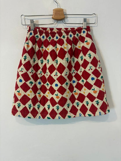 BOBO CHOSES. Falda corta estampada textura