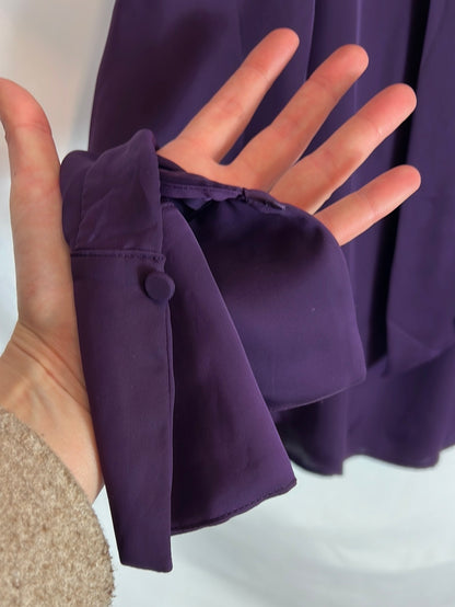 H&M. Blusa morada lazada. T 36