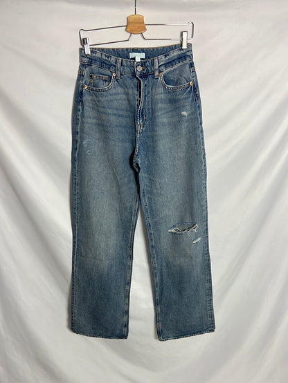 H&amp;M. Wide leg denim. Size 38