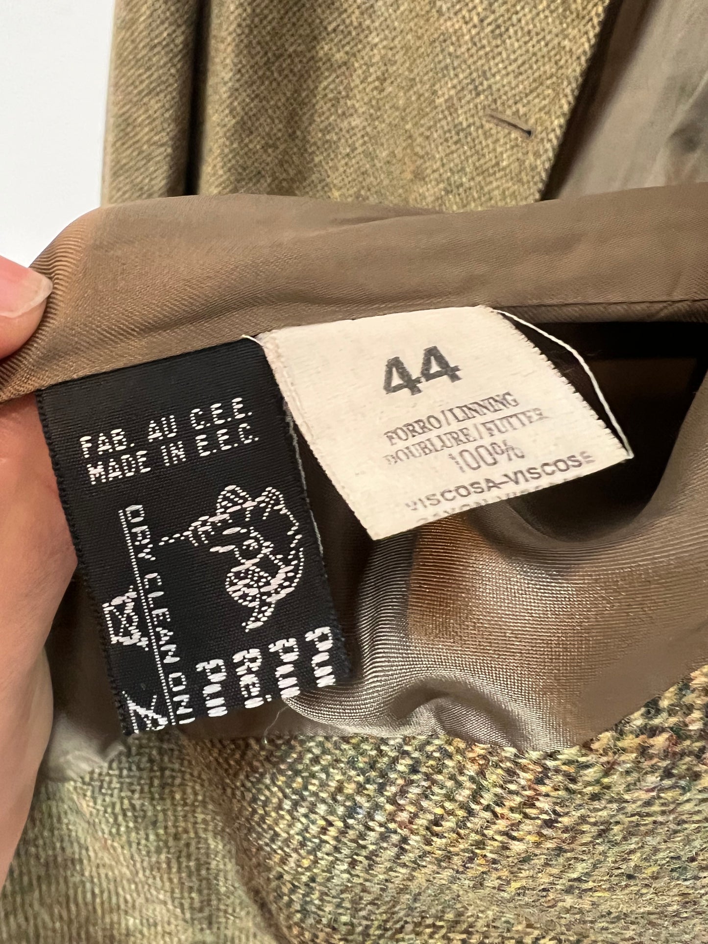 DALMATA. Chaqueta lana jaspeada. T M/L