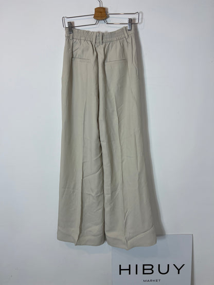 ZARA. Wide-leg pleated trousers Ts