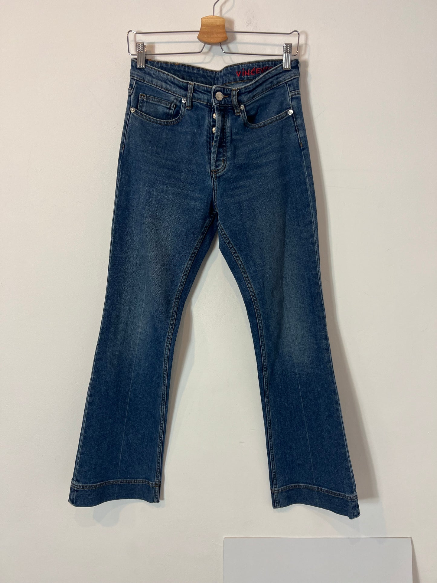 ZADIG&VOLTAIRE. Pantalón denim campana T.25(38)