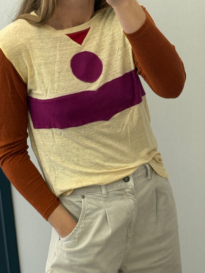 ISABEL MARANT ÉTOILE. Top lino colores