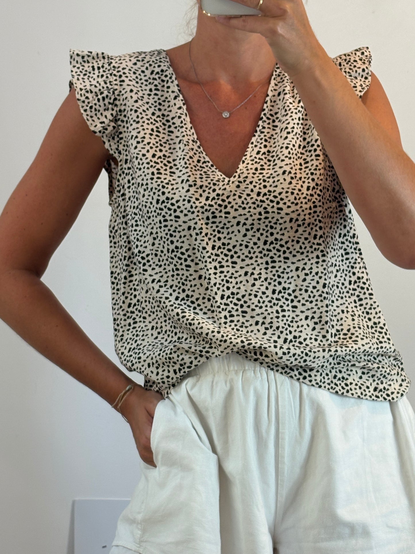 OBJECT. Top fluido estampado. T S