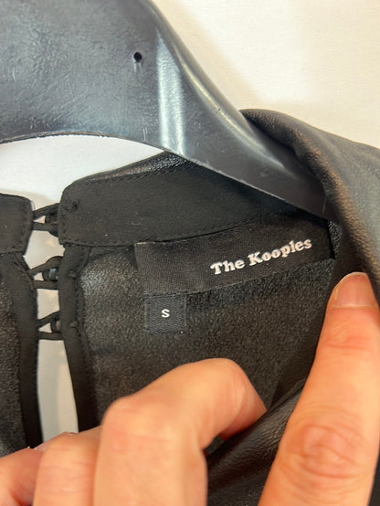 THE KOOPLES. Black lace blouse Ts