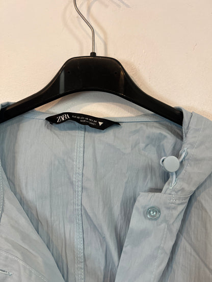 ZARA. Blue cropped jacket T.xs