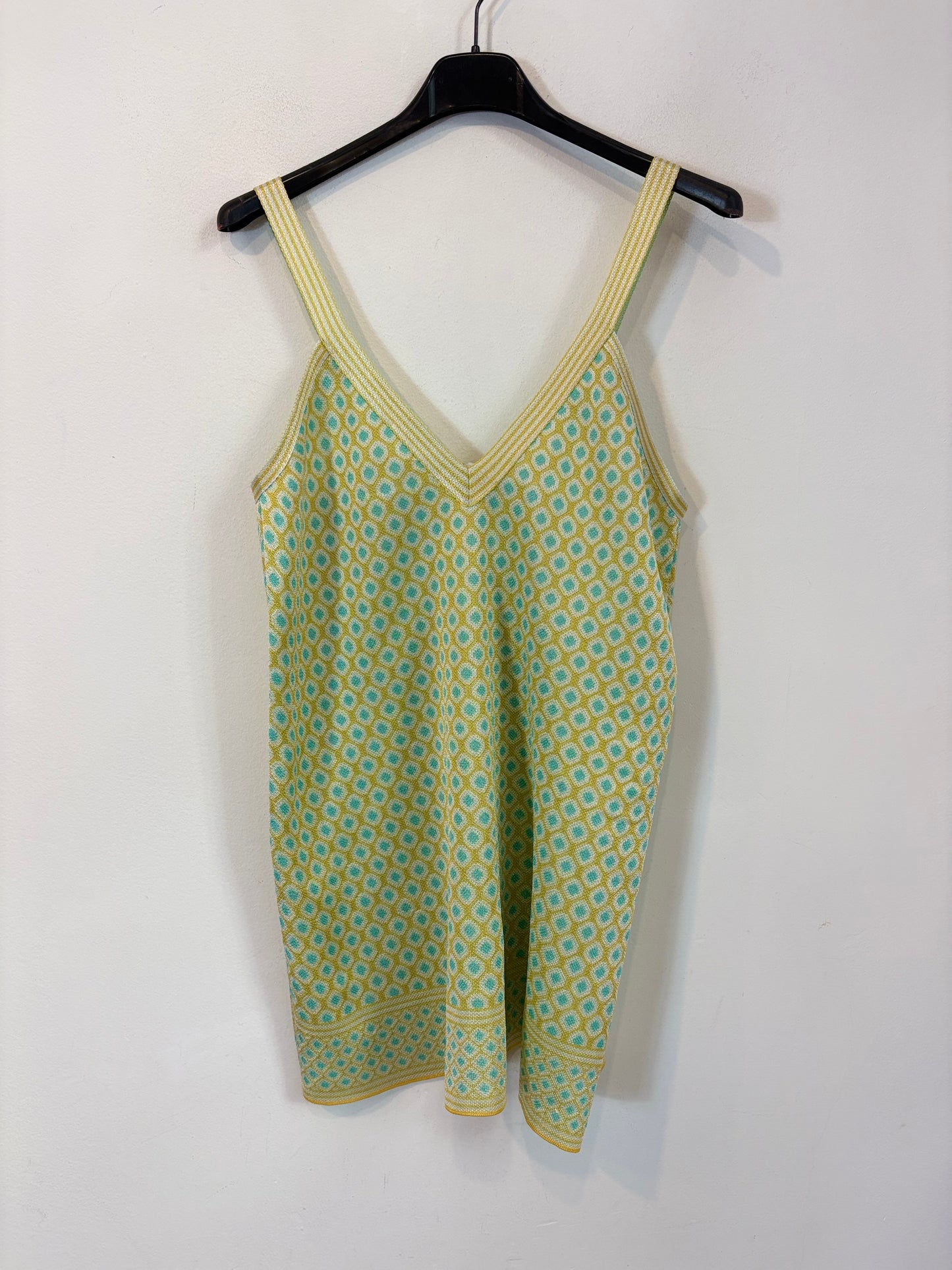 ZARA. Conjunto punto estampado geométrico