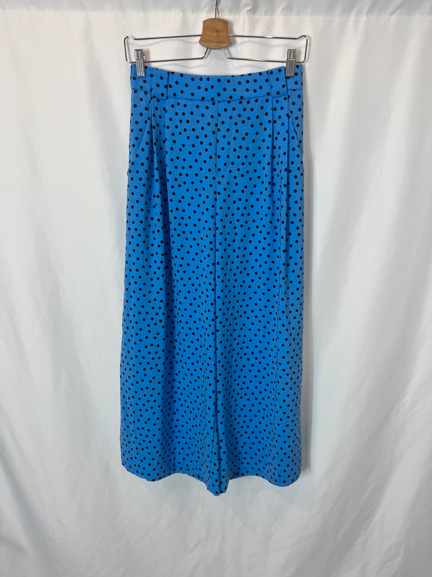 ZARA. Flowy blue culottes. TS