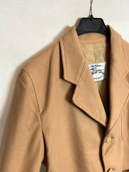 BURBERRYS. Beige wool blazer with pockets. Size 40