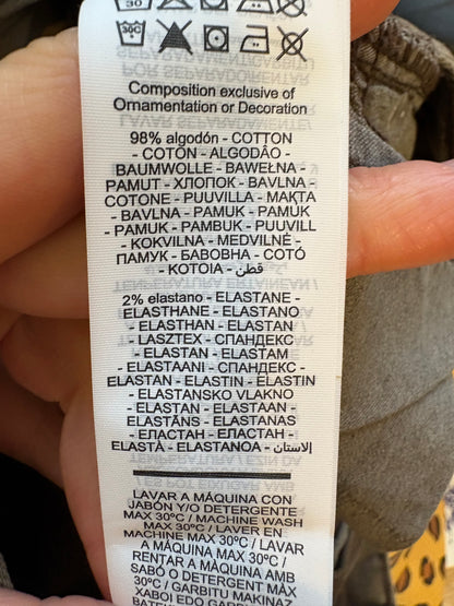 INTROPIA. Denim marrón costuras