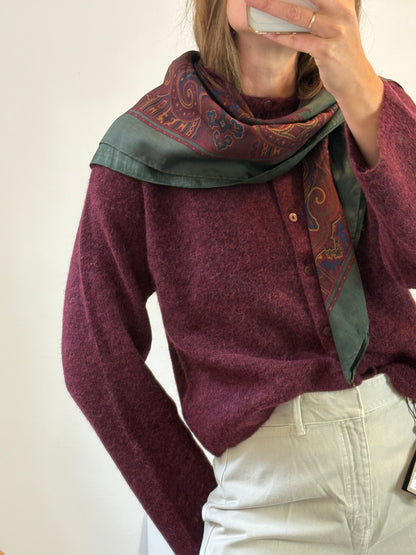 &OTHER STORIES. Chaqueta burdeos con alpaca