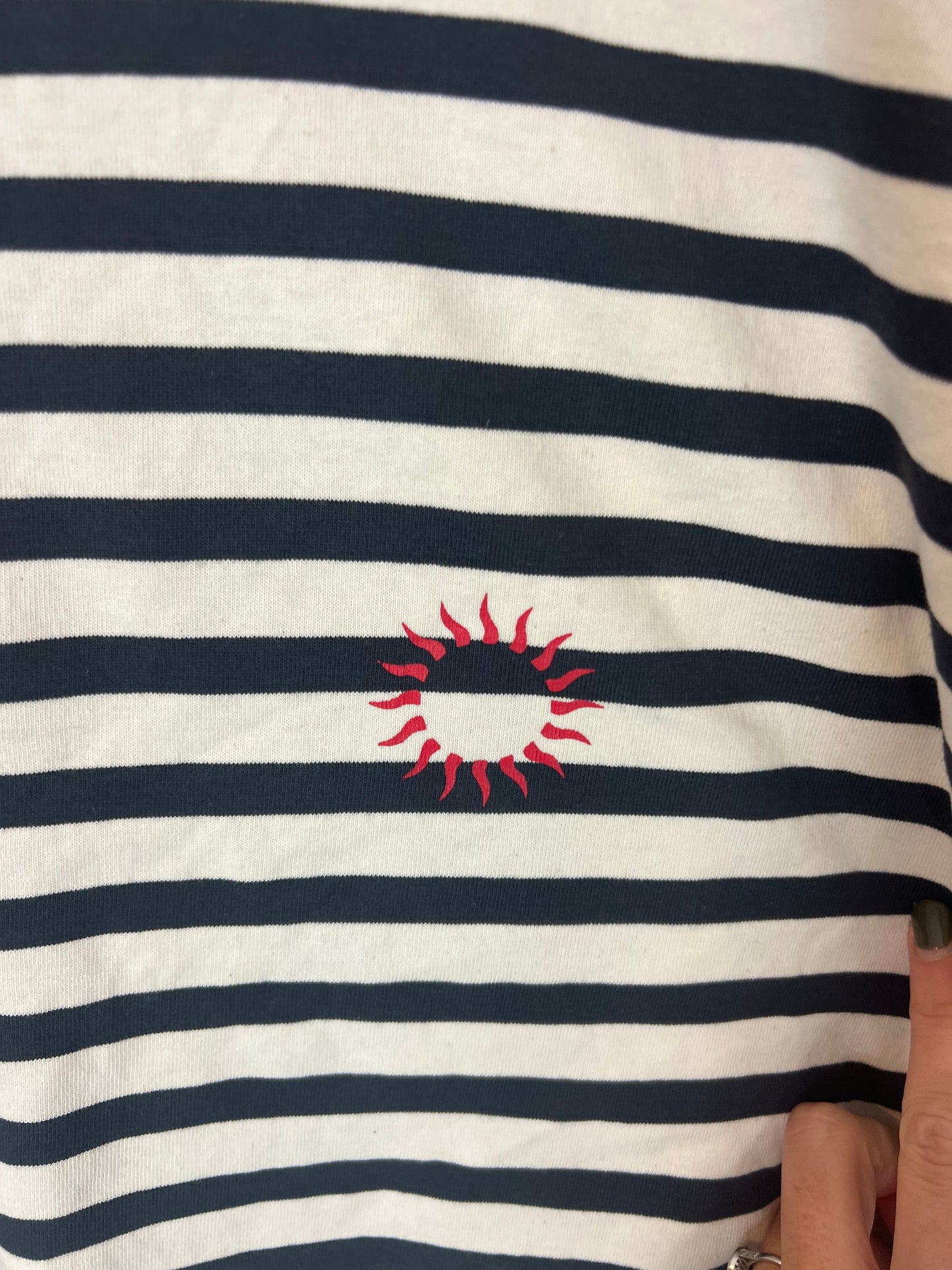 RENATTA&GO. Sudadera rayas azules. T S/M