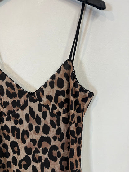 MANGO. Vestido animal print T.s