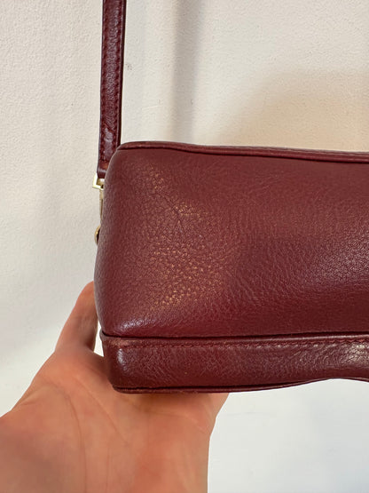 ZADIG&VOLTAIRE. Bolso burdeos piel