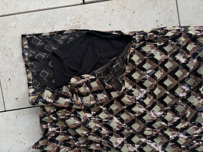 BAYMO. Falda midi lentejuelas colores