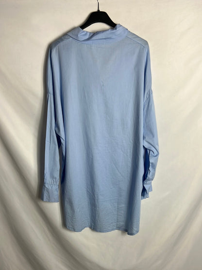 PICARA. Camisa azul oversized TU(s/m)