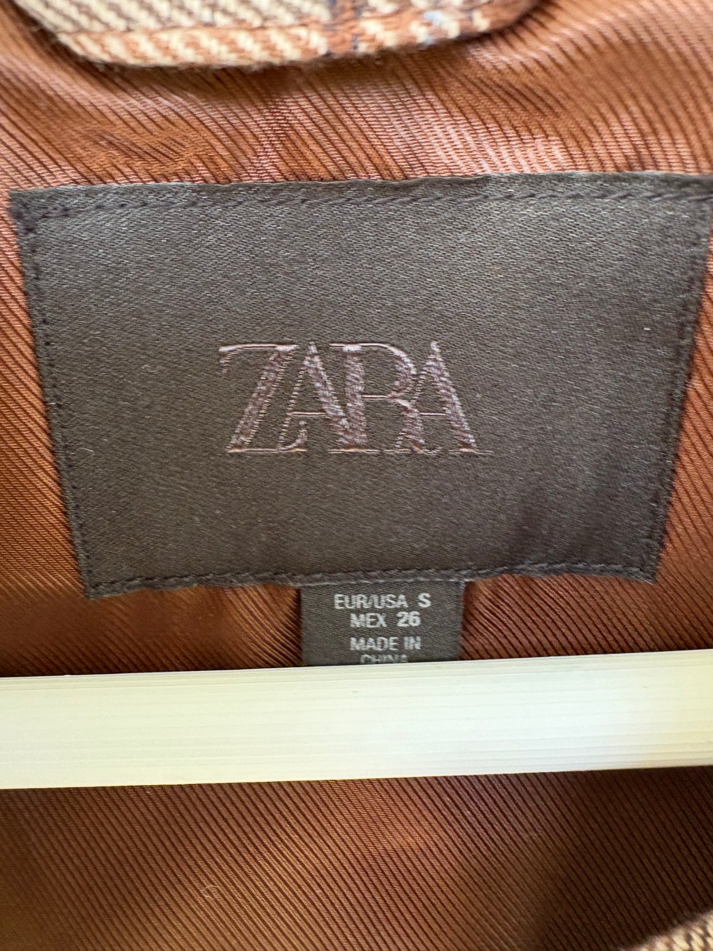 ZARA. Black stretch knit top. TL