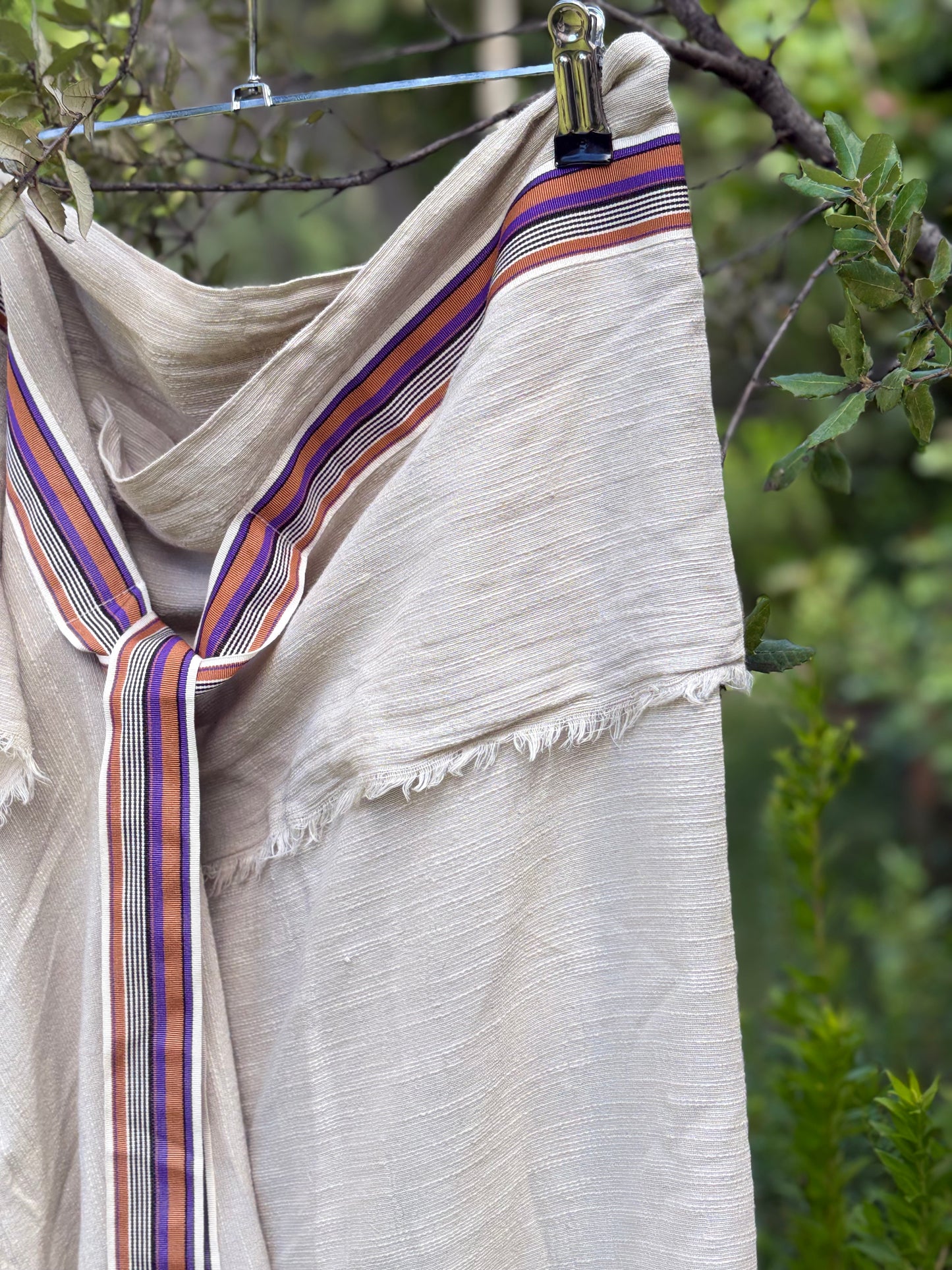 OTRAS. Falda pareo beige detalle cinturón. TU (S/M)