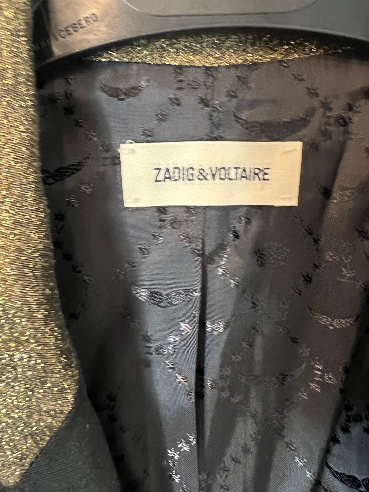 ZADIG&VOLTAIRE. Blazer hilos brillo. T 36