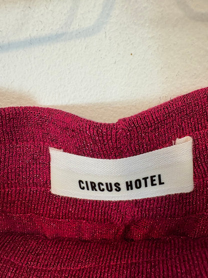 CIRCUS HOTEL. Pantalón fluido purpurina