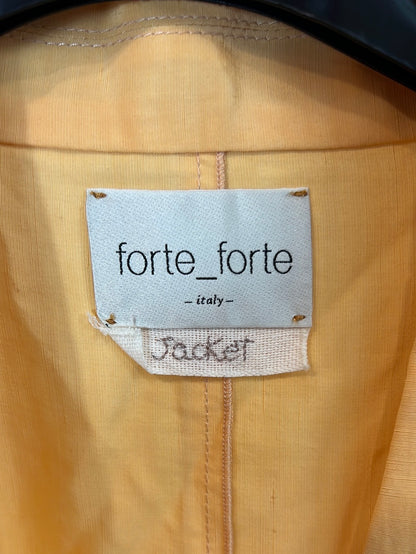 FORTE FORTE. Flowy yellow blazer. Size 1 (S)