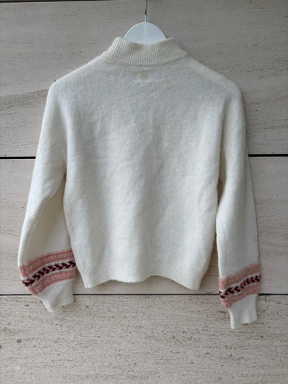 DES PETIT HAUTS. Jersey greca manga mezcla