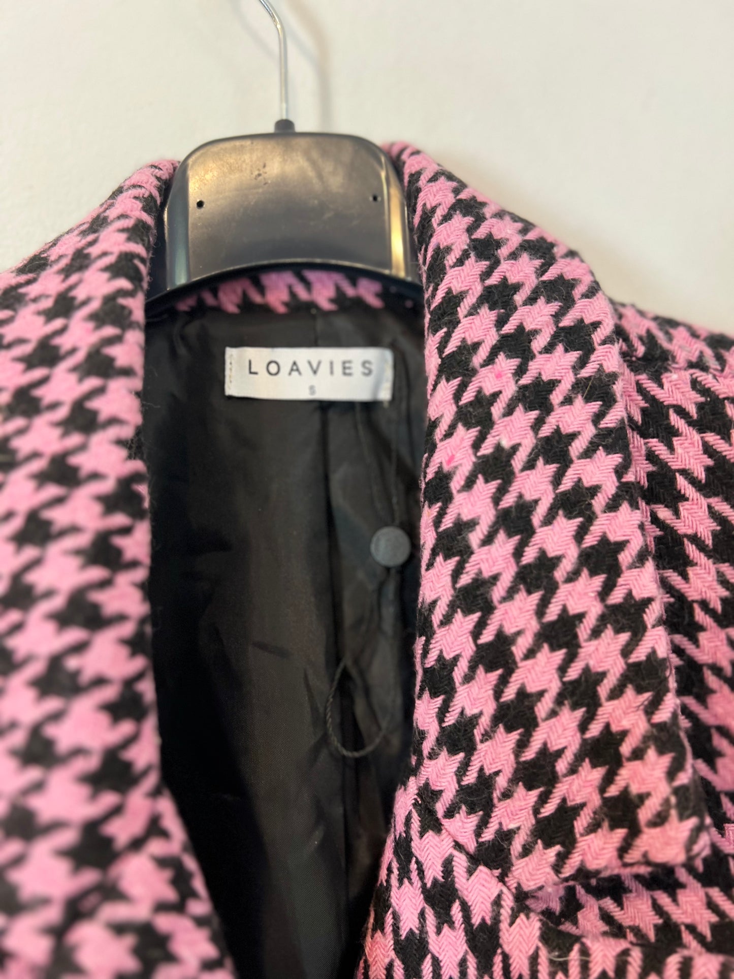 LOAVIES. Chaqueta crop pata de galo T.s