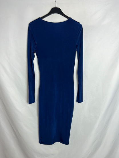 LIPSY LONDON. Blue elastic cross dress. T 34