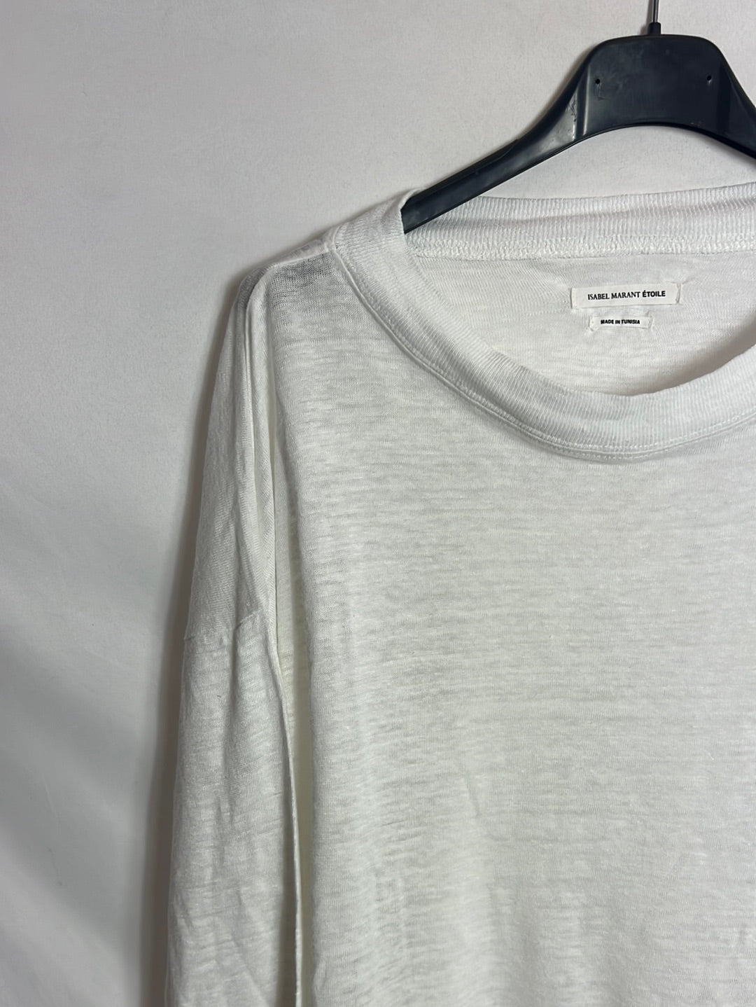 ISABEL MARANT. White lightweight sweatshirt. TS