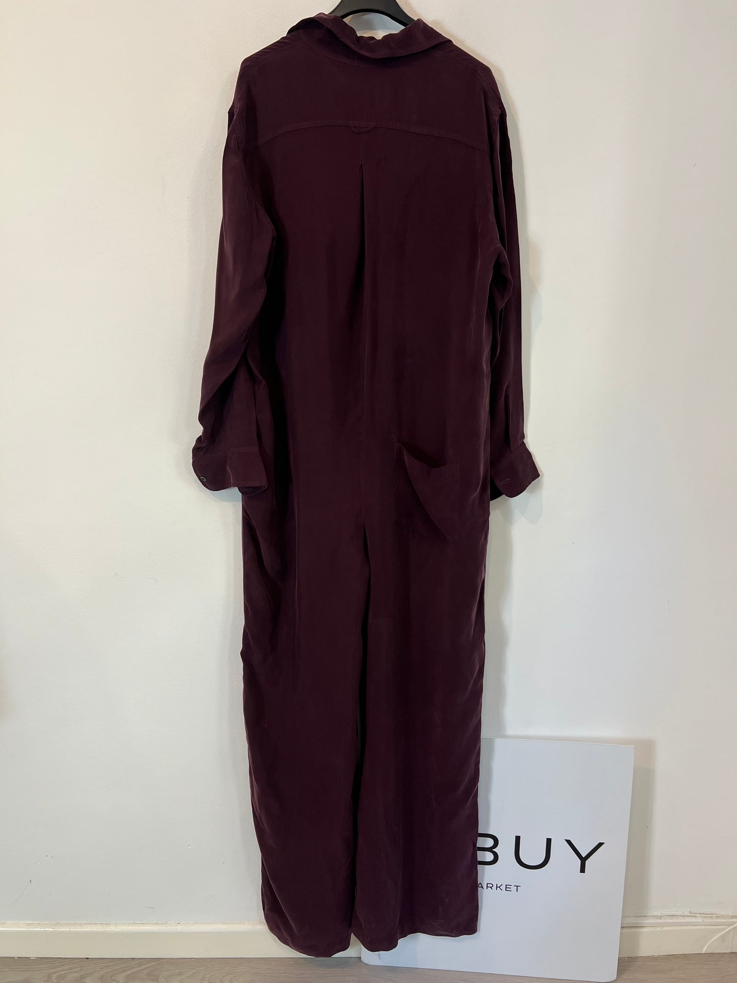 TCN. Bordeaux fluid jumpsuit Tl