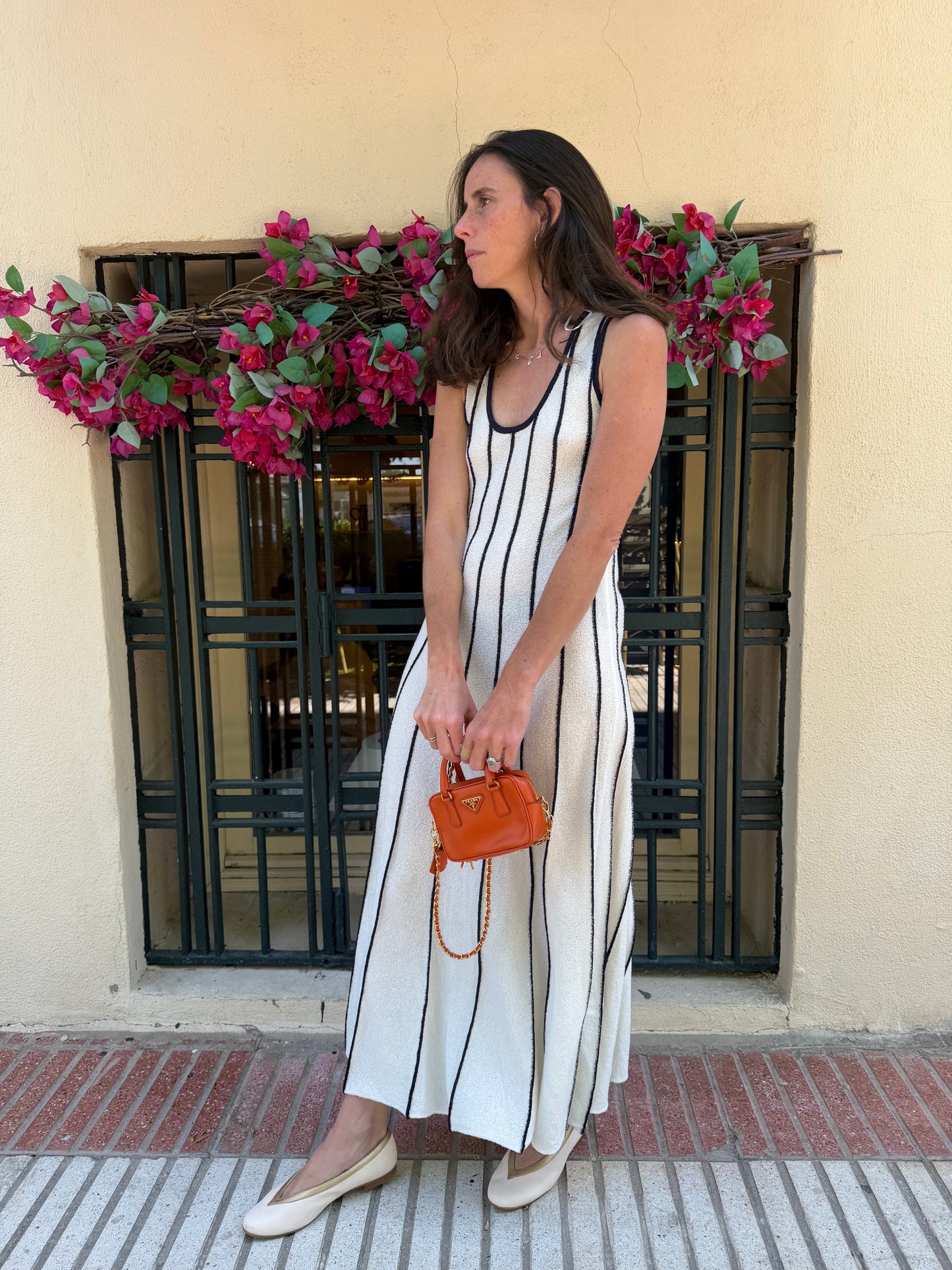 PRADA. Galleria mini bag in orange