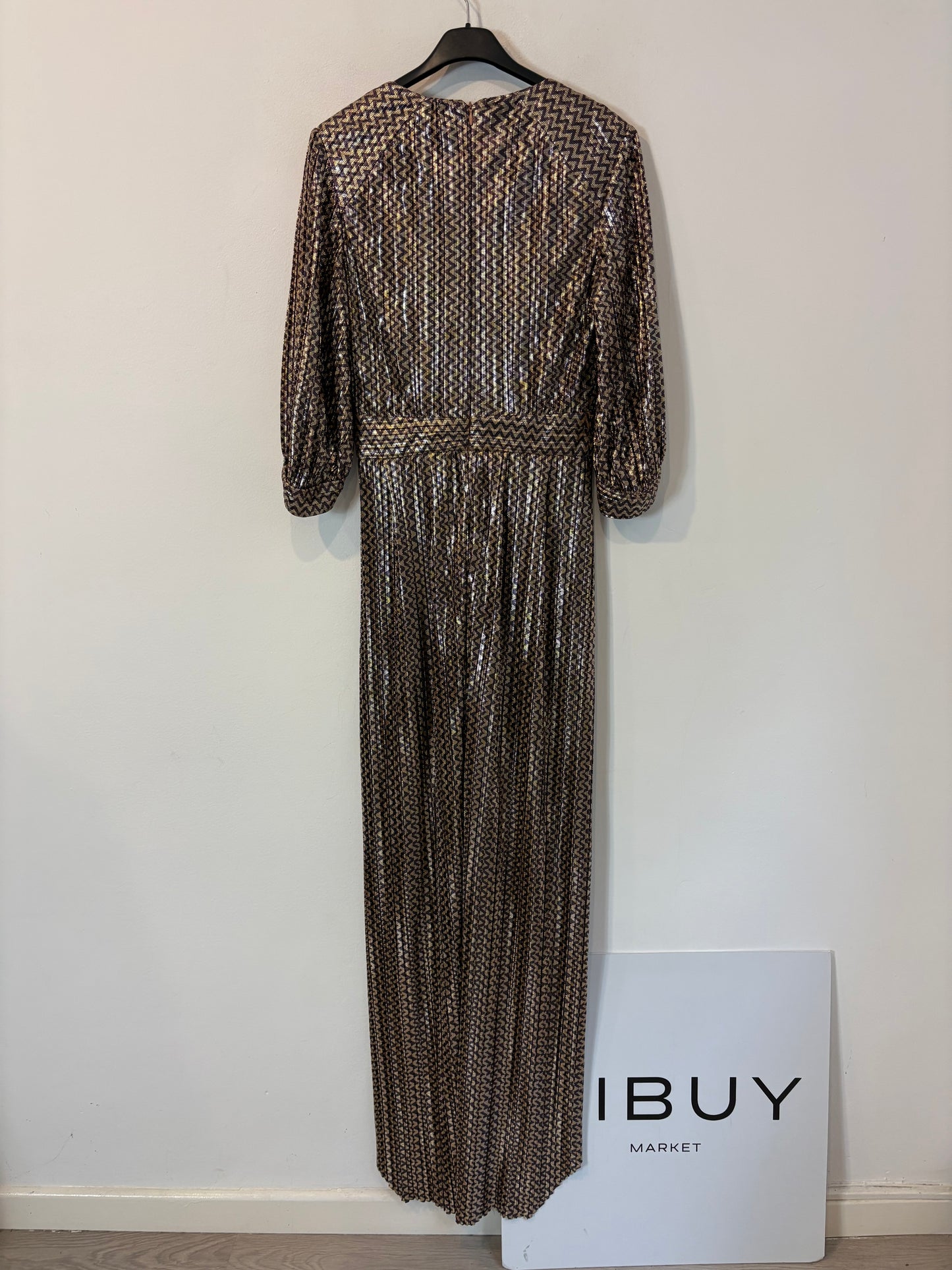 BA&SH. Vestido largo plisado fiesta