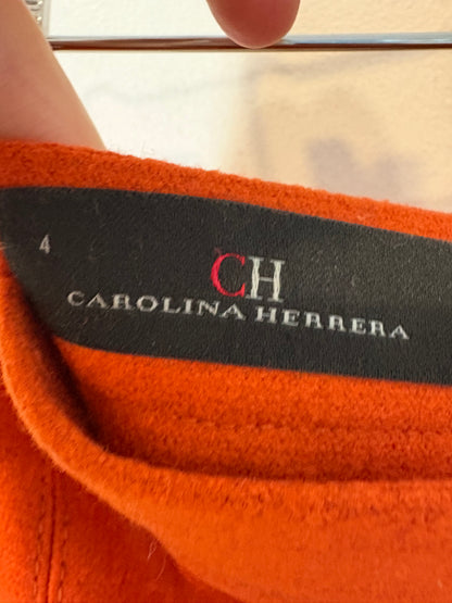 CAROLINA HERRERA. Falda corta lana caldero