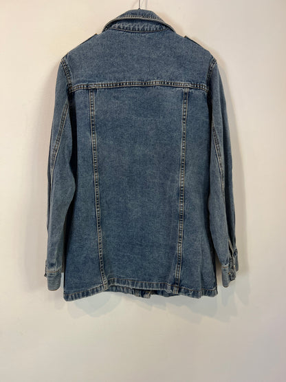 DORADO. Chaqueta denim abalorios TU(S/M)