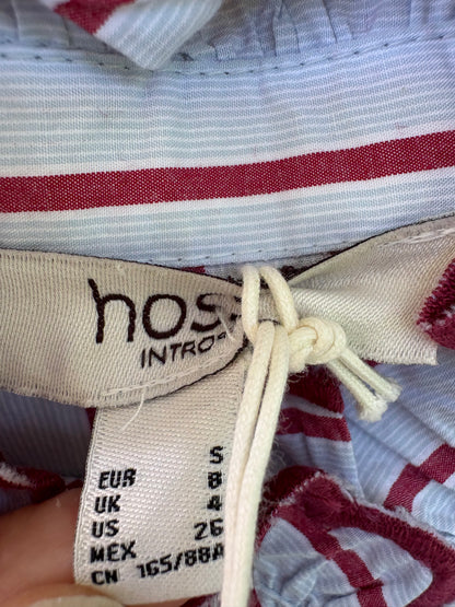 INTROPIA. Camisa raya detalle cuello