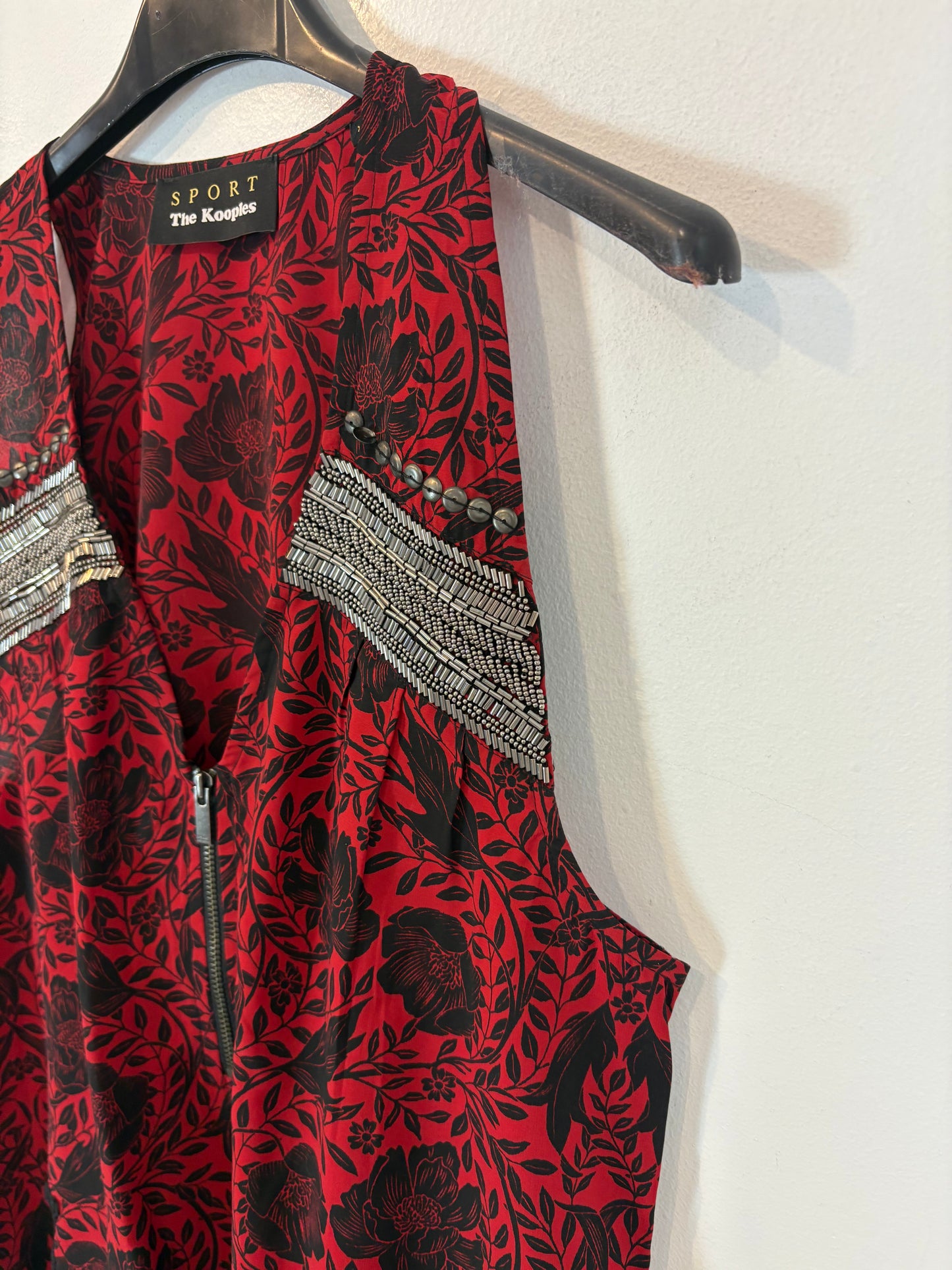 THE KOOPLES. Top fluido abalorios. T XS