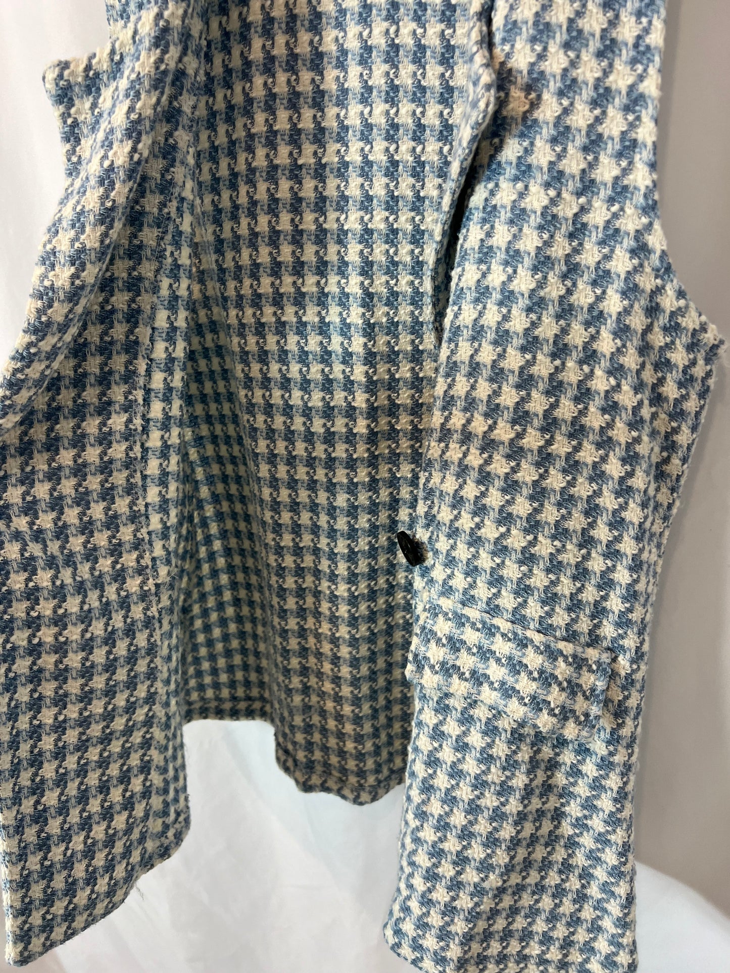 OTRAS. Chaleco pata de gallo bicolor. T S/M