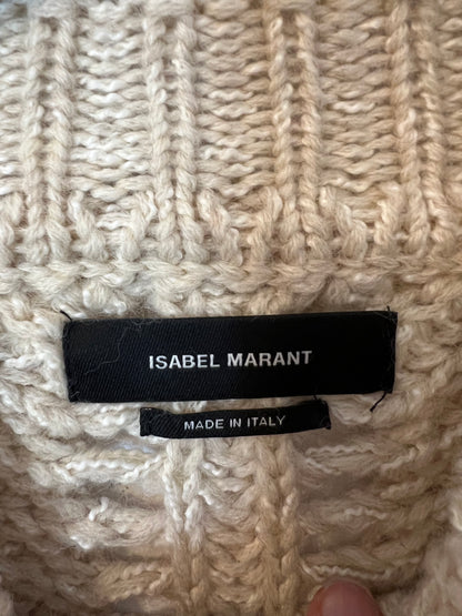 ISABEL MARANT. Jersey beige lana estrella. T 38