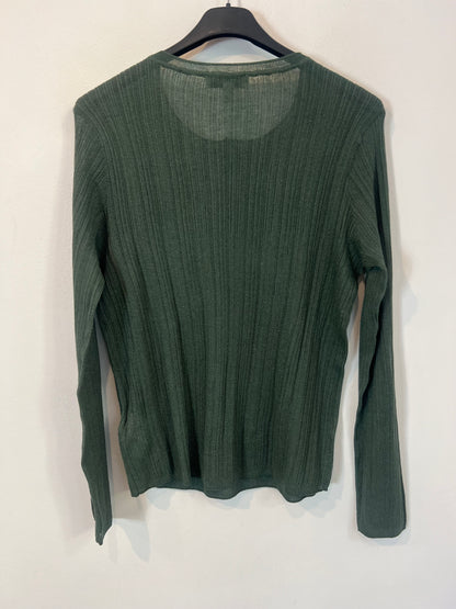 INTROPIA. Top verde hilos T.l