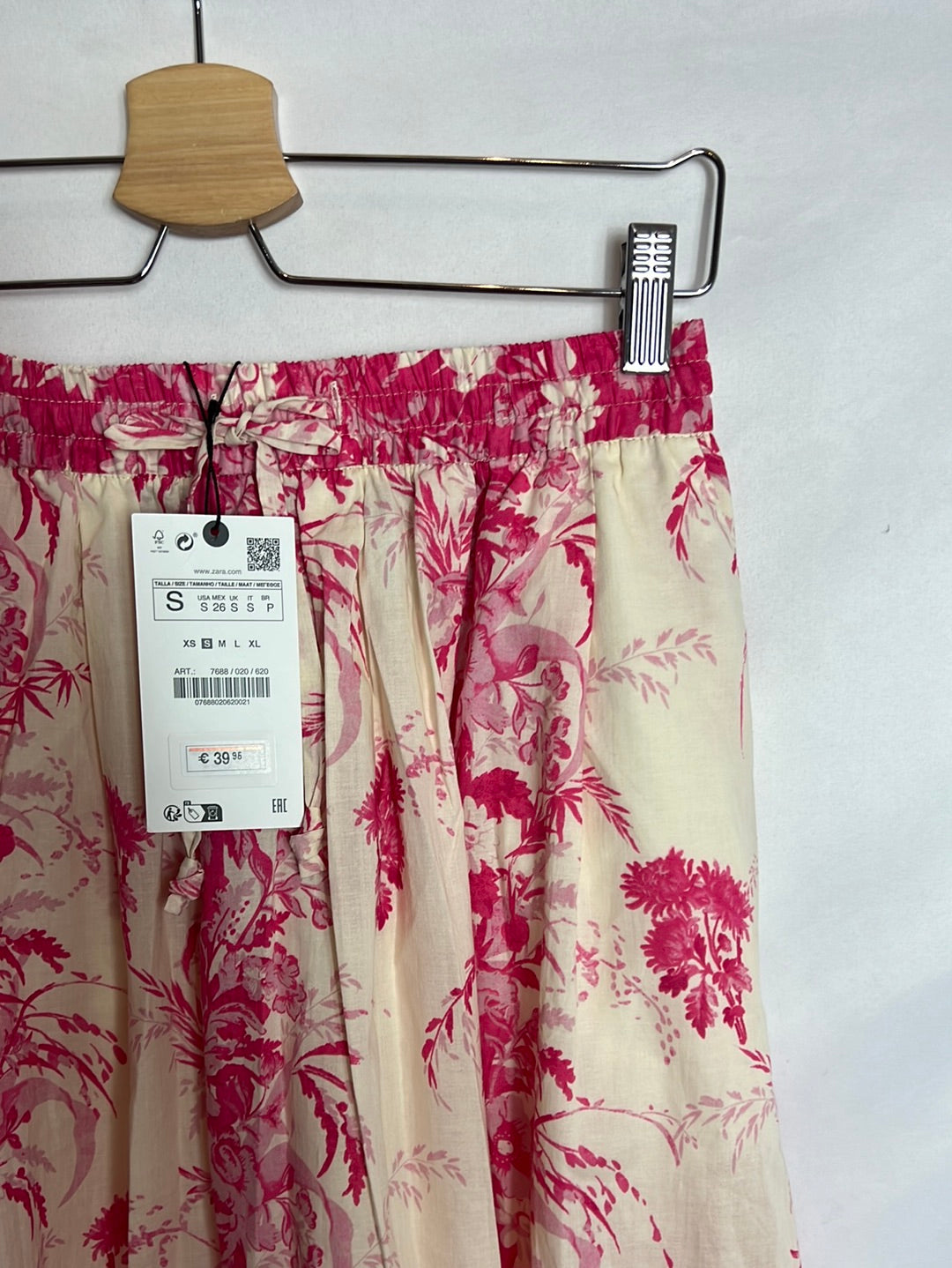 ZARA. Total look falda y top estampado. T S